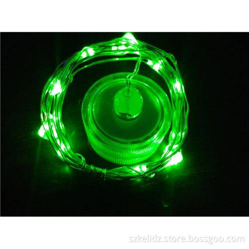 2017 Christmas Mini Waterproof Battery Operated Copper Wire String Fairy Starry Light For Bottle Decoration